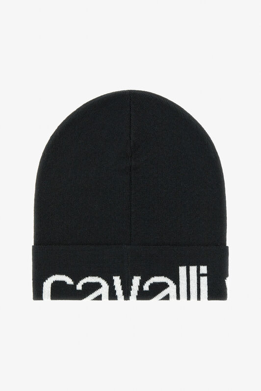 RC Wool Blend Beanie with Logo Black TALR12-IR029