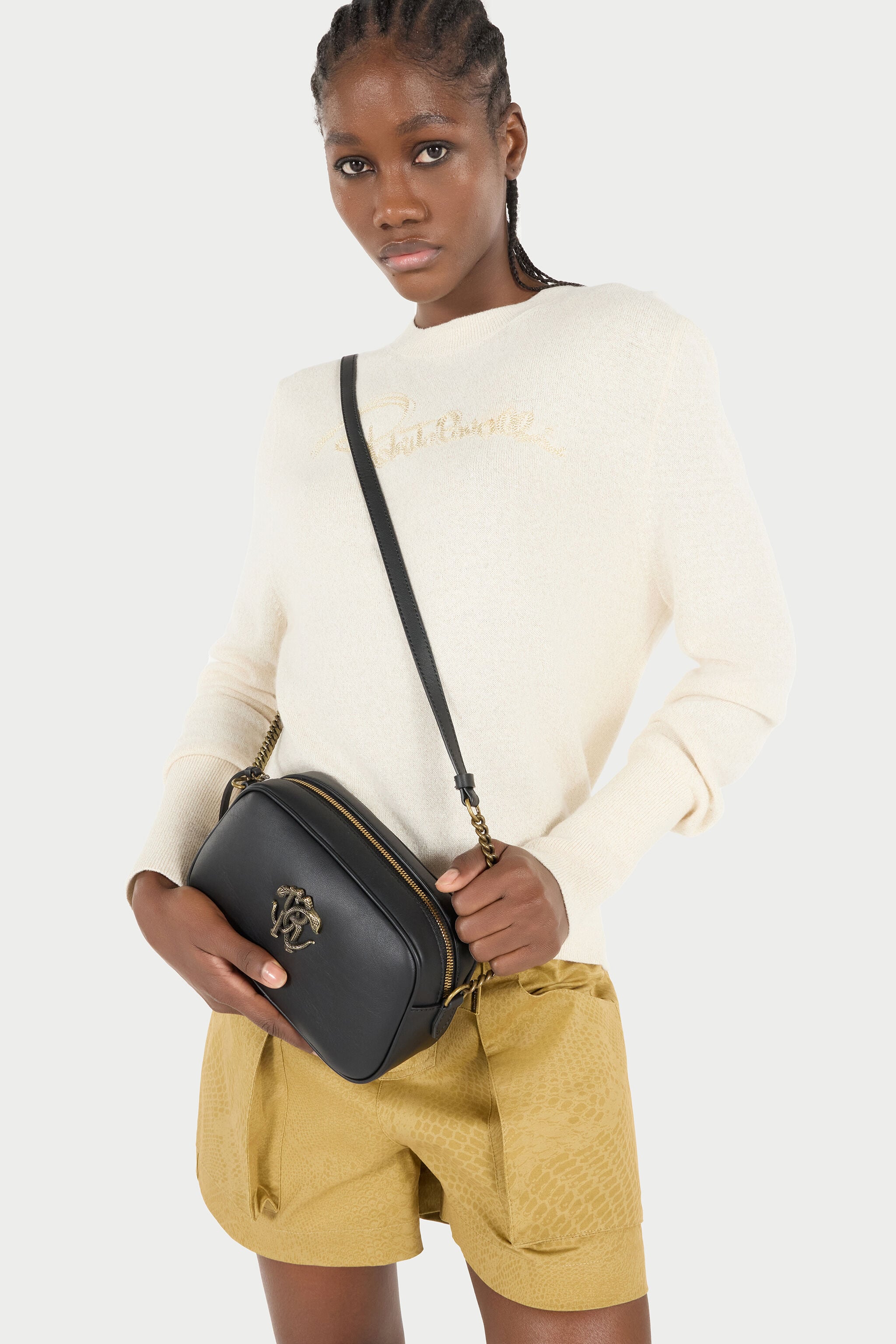 RC Camera Bag With Mirror Snake Monogram RC Camera Bag With Mirror Snake Monogram Black POB00B-PZ796