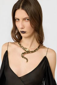 RC Collar Serpentine  BLACK/GOLD XWG017-AM011