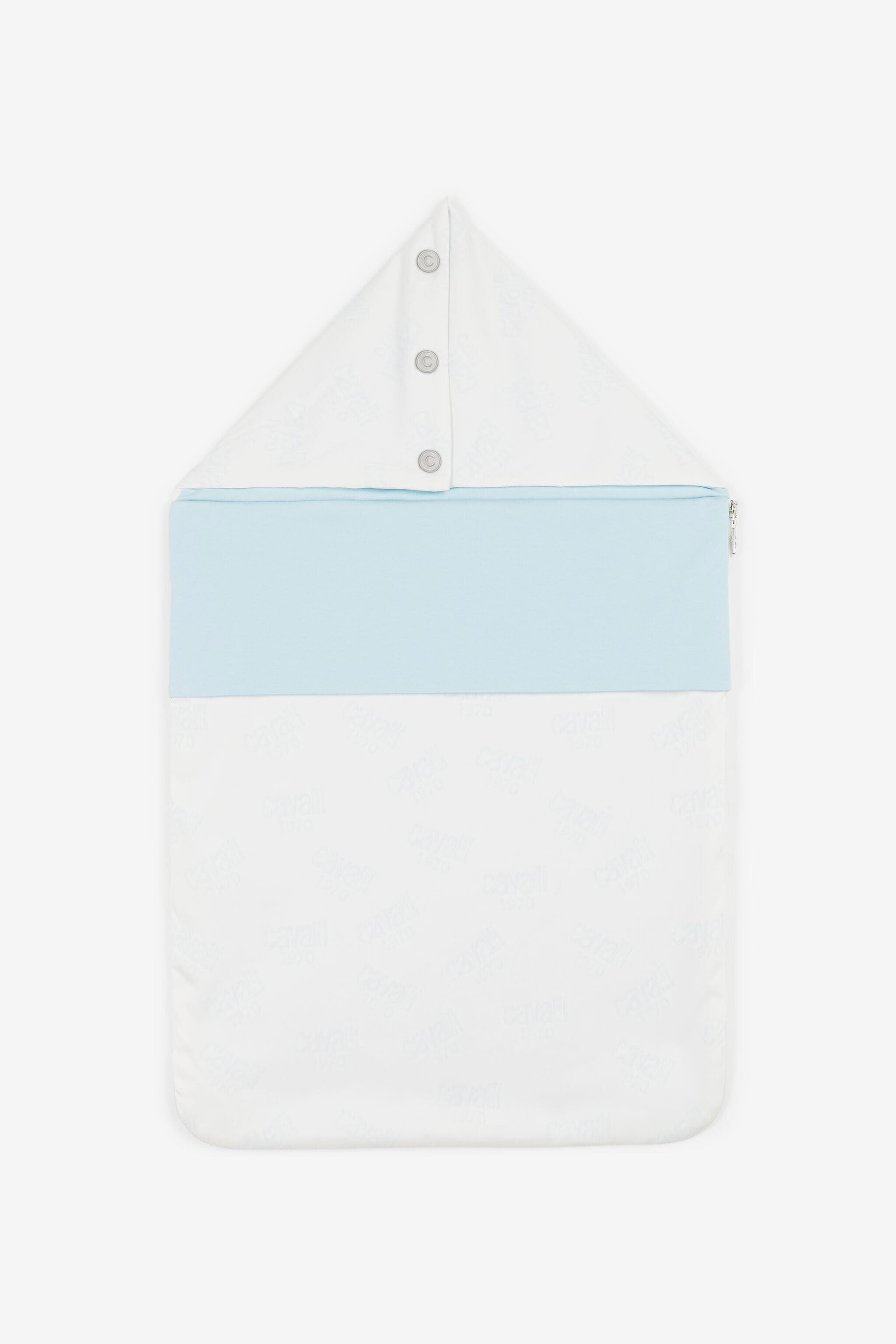 JU Sacco nanna con stampa logo Azzurro OJT831-RN001