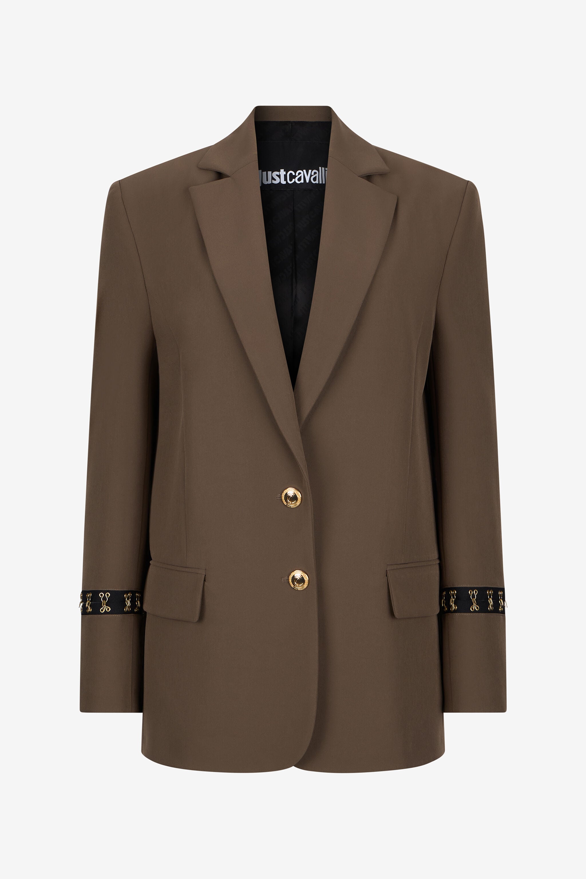 JC Brown Blazer With Jacquard Cuffs JC Brown Blazer With Jacquard Cuffs VERDE 185 VFT298-VF448