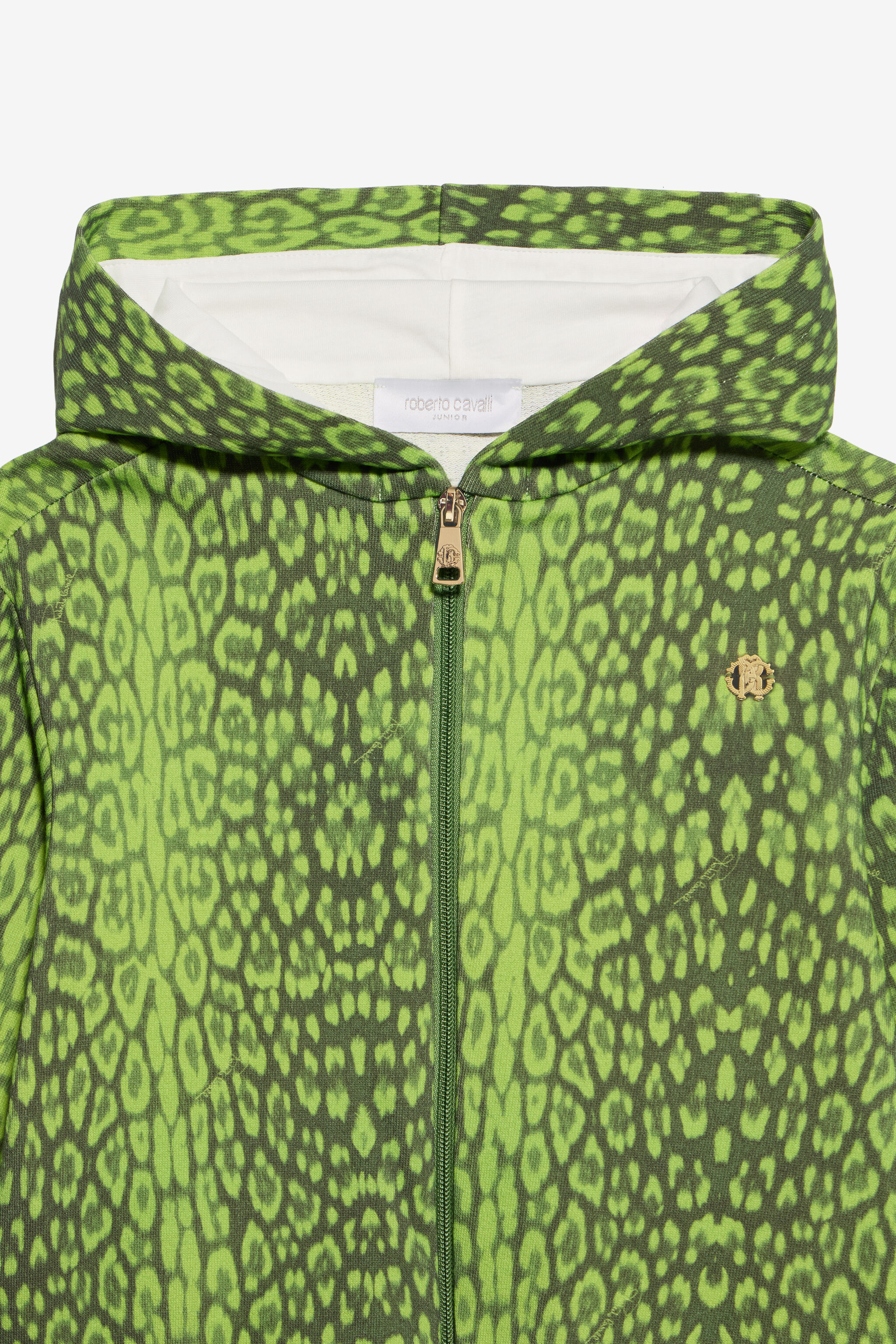 JU Grüner Hoodie mit Jaguar-Print JU Grüner Hoodie mit Jaguar-Print GREEN XJT66R-FXS71