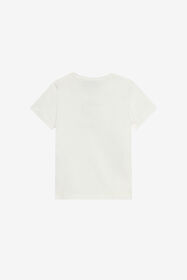 JU T-shirt en coton avec logo MILKY WHITE VJT62B-JD001