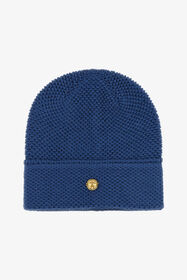 RC Navy Knit Beanie Hat with Gold Emblem Dark blue TALR16-IR033