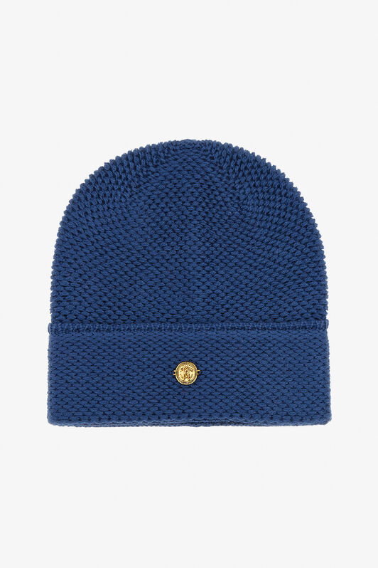 RC Navy Knit Beanie Hat with Gold Emblem RC Navy Knit Beanie Hat with Gold Emblem Dark blue TALR16-IR033