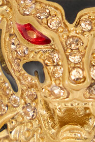 RC Anillo Roar Dorado con Cristales ORO/NERO TKG020-AM061