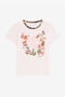 JU T-Shirt mit Vogel-Print JU T-Shirt mit Vogel-Print Rosa RJT60T-JD001