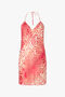 RC Mini Dress With Jaguar Skin Print RC Mini Dress With Jaguar Skin Print Red UKT113-HEN58