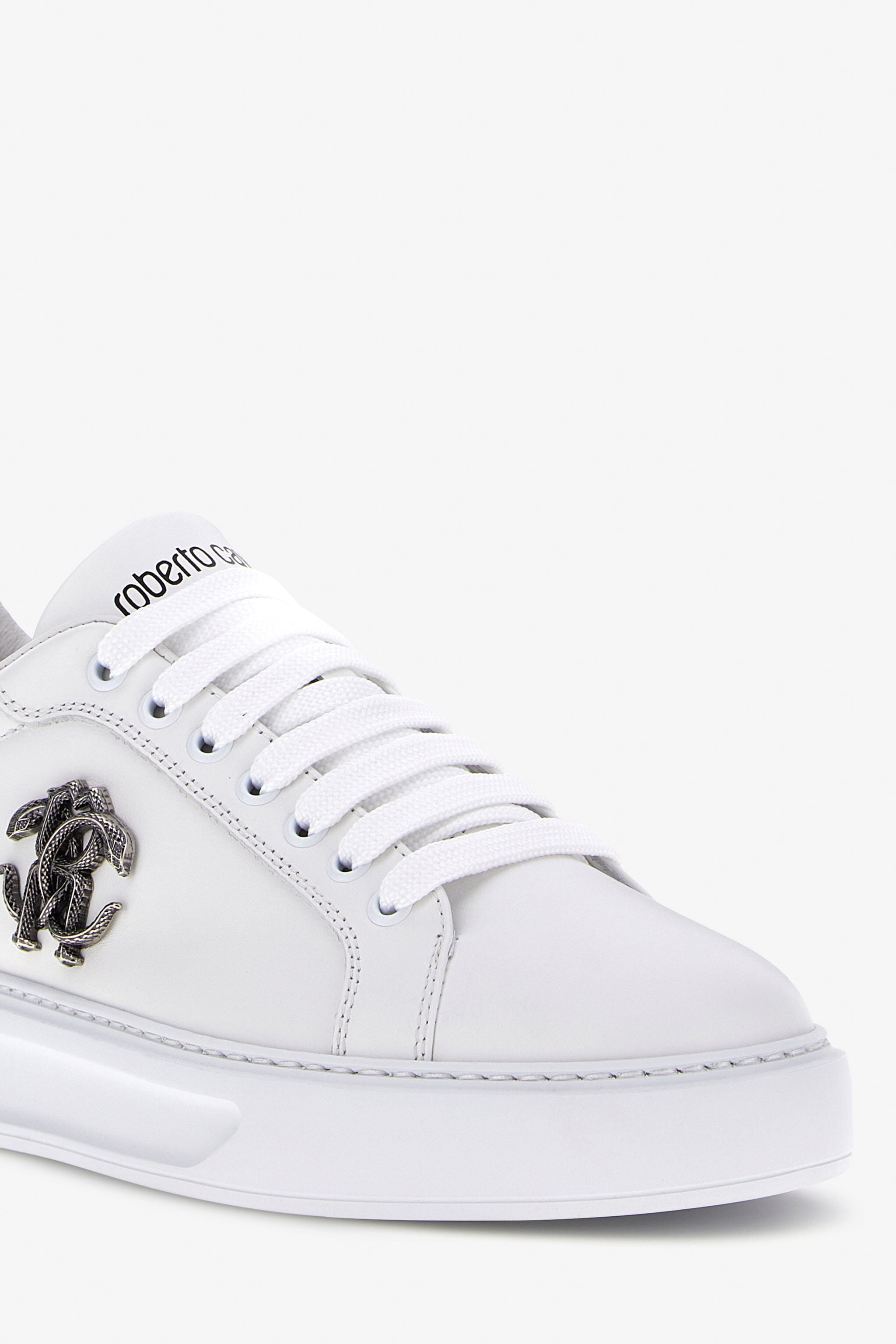 RC Sneakers with Monogram RC RC Sneakers with Monogram RC Weiß/Dunkelgrau SKS036-PZA90