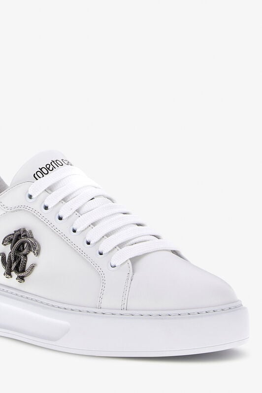 RC Sneakers with Monogram RC RC Sneakers with Monogram RC Weiß/Dunkelgrau SKS036-PZA90