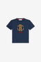 JU Embroidered Logo T-shirt JU Embroidered Logo T-shirt NAVY VJT60G-JD001