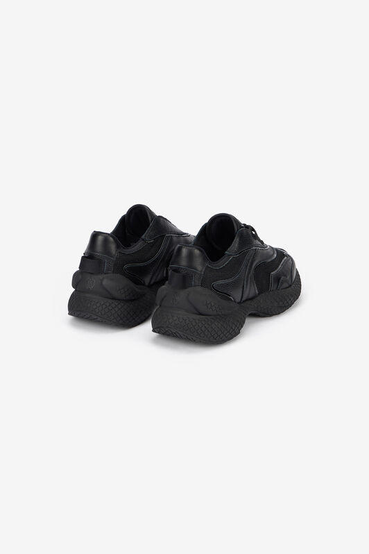 RC Black Lace-Up Low Sneakers RC Black Lace-Up Low Sneakers Black VQS201-PZS68