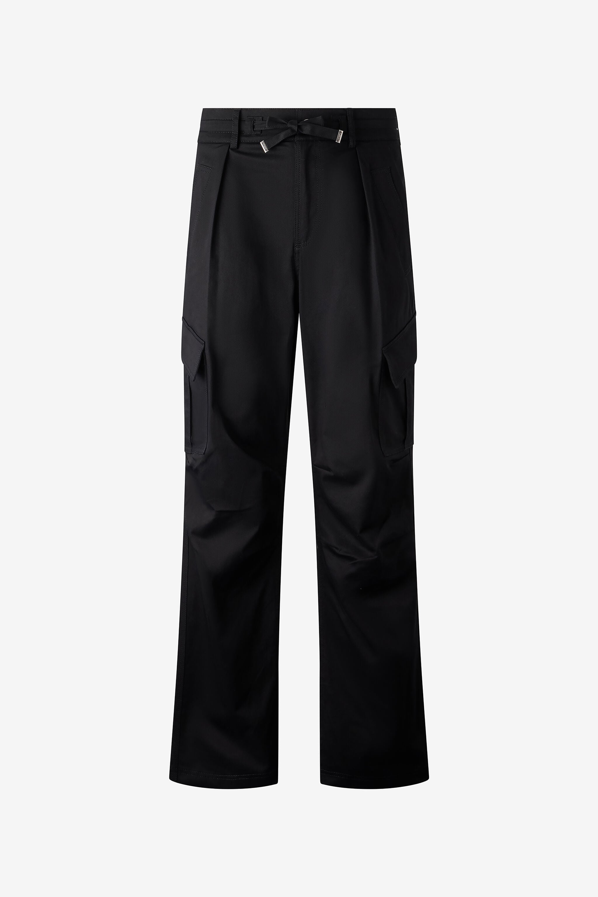 RC Stretch Cotton Pants With Drawstring RC Stretch Cotton Pants With Drawstring Black URT235-FN061