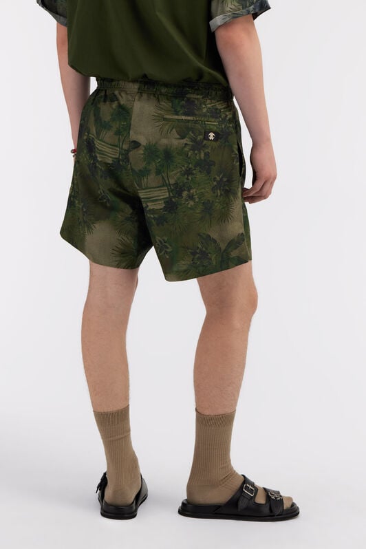 RC Swim shorts with print RC Swim shorts with print Verde oscuro SYH00A-5RF73