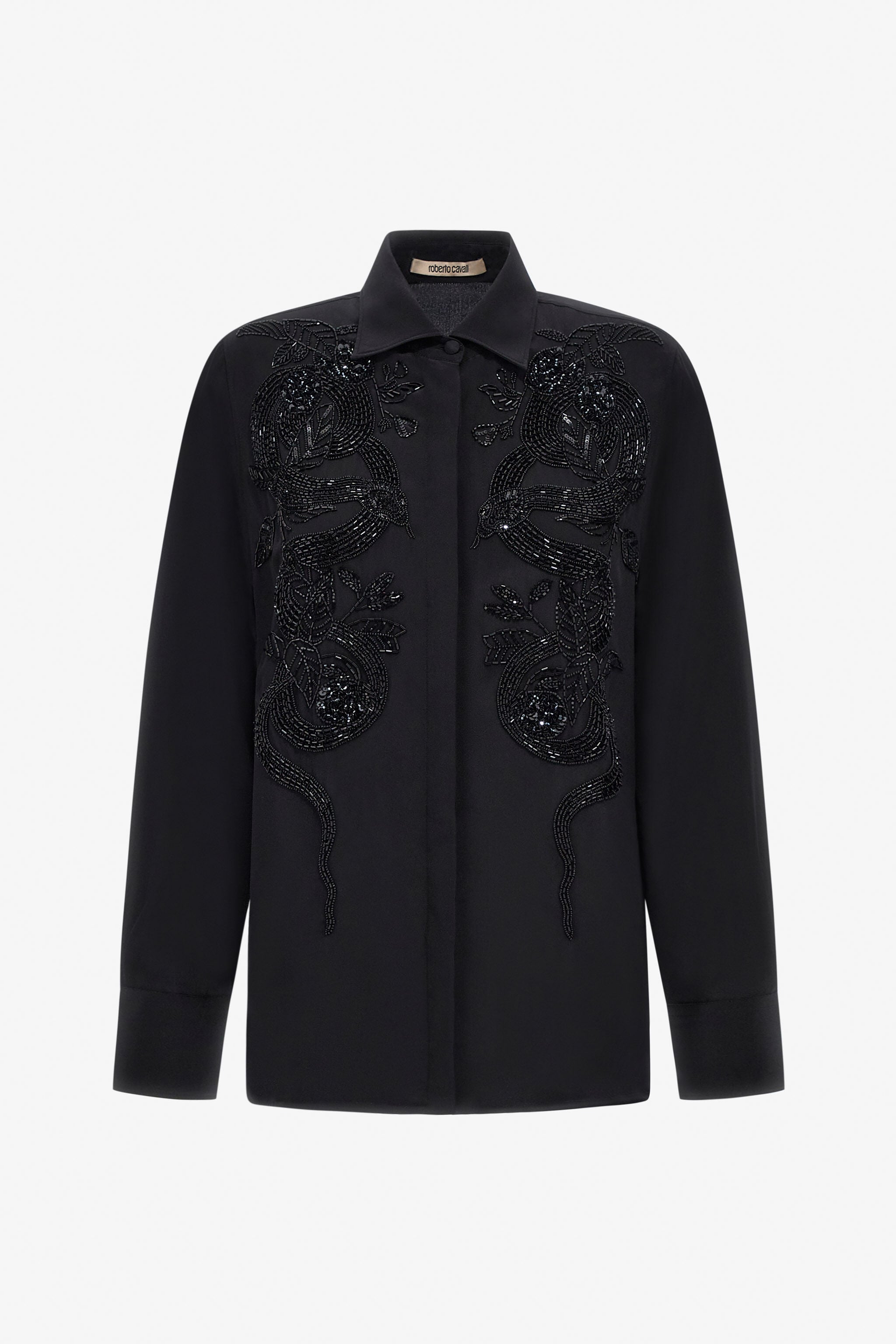 RC Shirt with lace Black SKR785-SY001