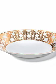 HO Monogram Gold 2 Soup Plates Gold RALA37-IA042