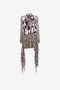 RC Minikleid mit Jaguar-Print und Rüschenbesatz RC Minikleid mit Jaguar-Print und Rüschenbesatz ROSA QKT125-FVF54