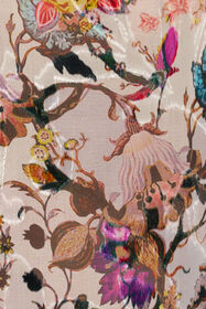 RC AbitoLungo in Seta con Stampa Florentine Flowers BEIGE WQT130-HER29