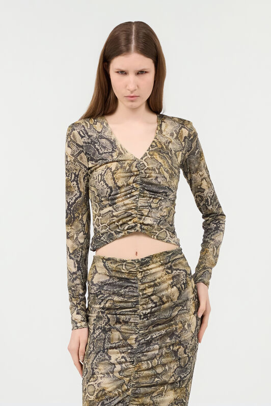 JC Top With Python Print JC Top With Python Print CORTECCIA UFT136-UF190