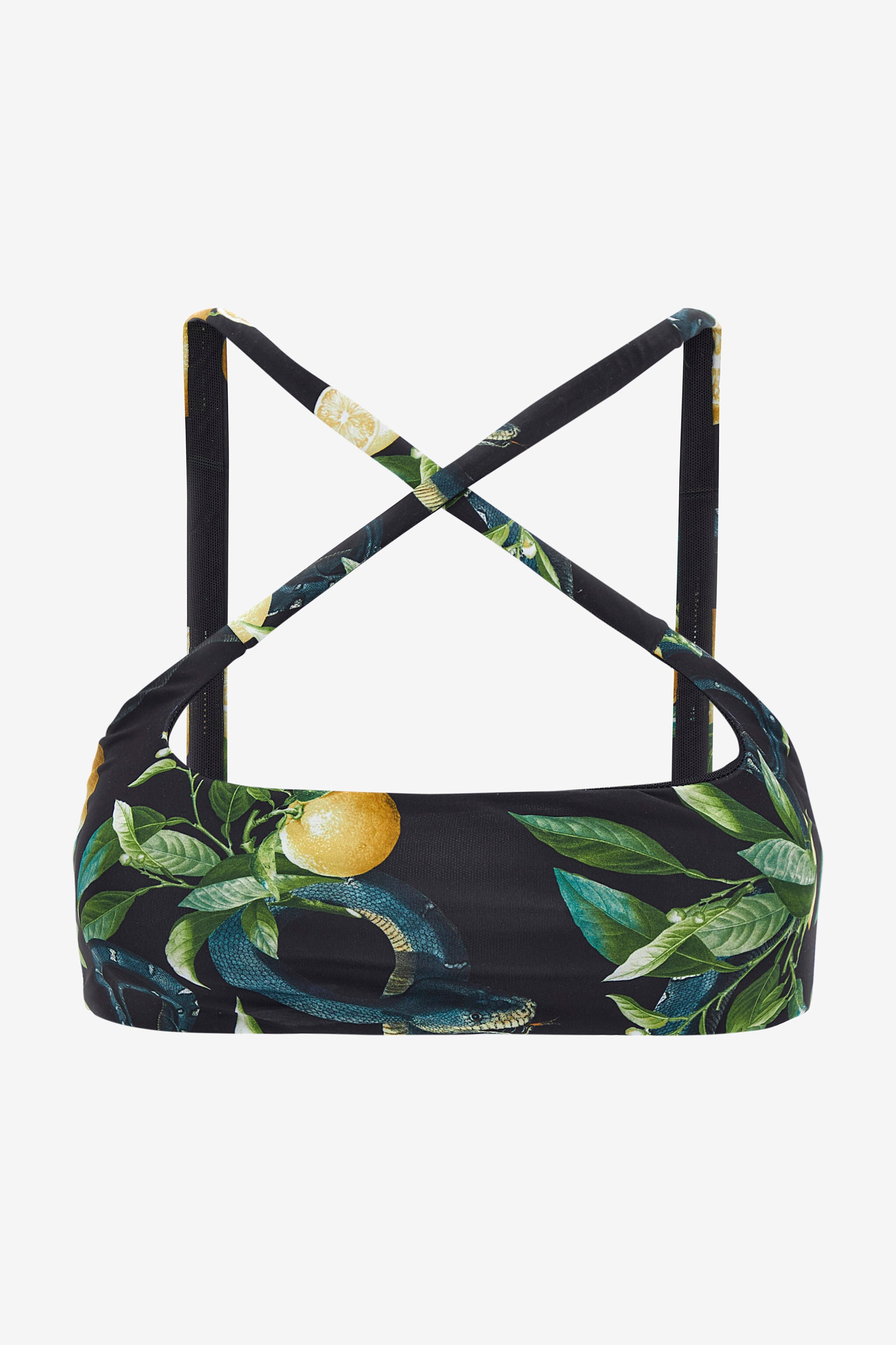 RC Lemon print bandeau bikini RC Lemon print bandeau bikini Black SYW043-LNI89