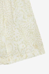 JU Skirt With Cheetahs And Cheetah Skin IVORY UJT30B-6DO35