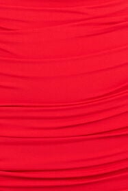 RC Mini vestido drapeado CORAL RED WQT152-LL006