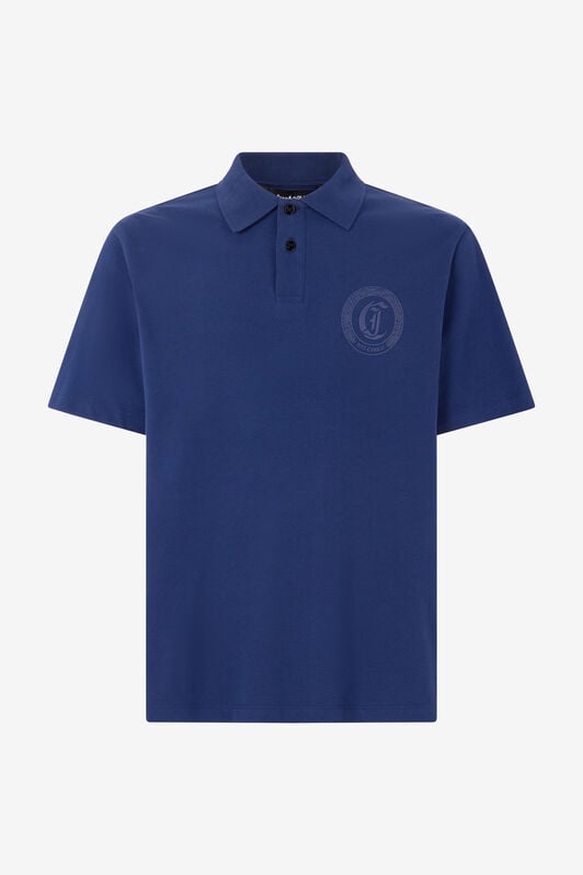 JC Polo Shirt With JC Monogram Embroidery JC Polo Shirt With JC Monogram Embroidery Dark blue UFT020-UF040