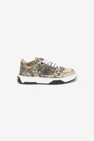 RC Ivory Leather Low Top Sneakers AVORIO SRS044-PZB14