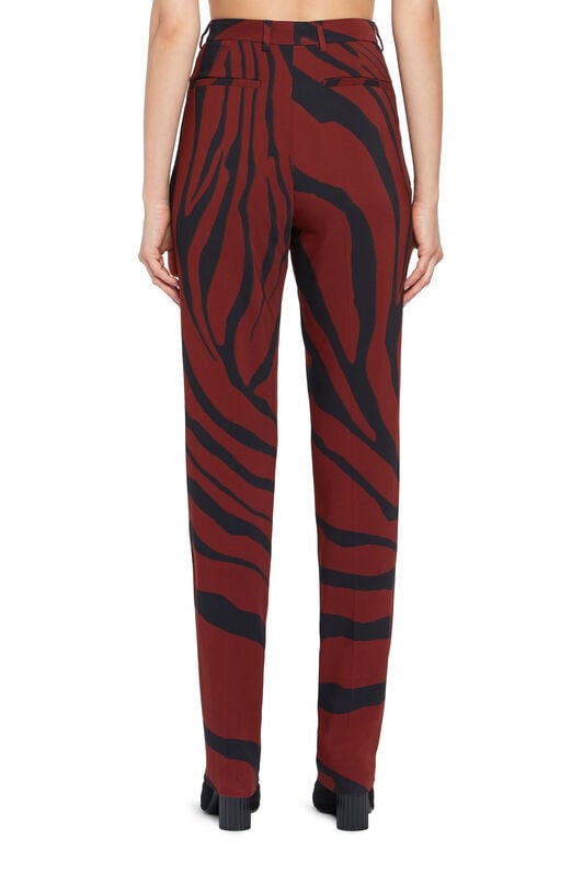 RC Zebra print trousers RC Zebra print trousers Dark red HQT208-ORL60
