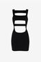 RC Cut-out detail mini dress RC Cut-out detail mini dress Black QWM109-MG051