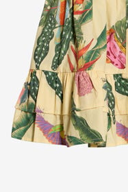 JU Robe à Imprimé Tropicana YELLOW WJT109-7MR12