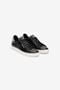 RC Sneaker Noire en Cuir avec Détail Effet Serpent RC Sneaker Noire en Cuir avec Détail Effet Serpent BLACK/ROCCIA SOS00A-PZ598