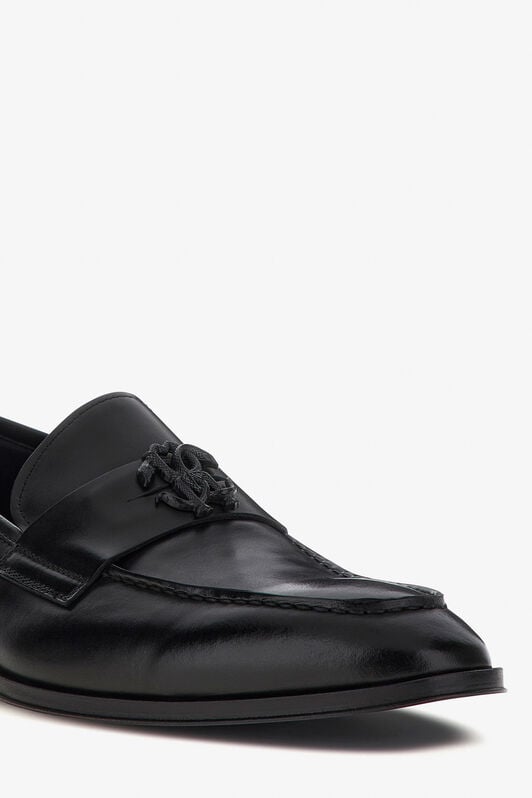 RC Loafers with Monogram Mirror Snake Schwarz RRS022-PZA84