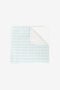 JU RC Monogram-Print Baby Blanket JU RC Monogram-Print Baby Blanket Light blue RJT842-JFF66