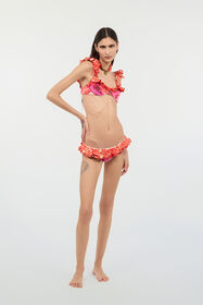 RC Garden Rose And Cheetah Skin Bikini Fuchsia UKW003-HVN75