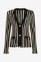 RC Cardigan à rayures lamées RC Cardigan à rayures lamées BLACK/GOLD WKM906-MO010