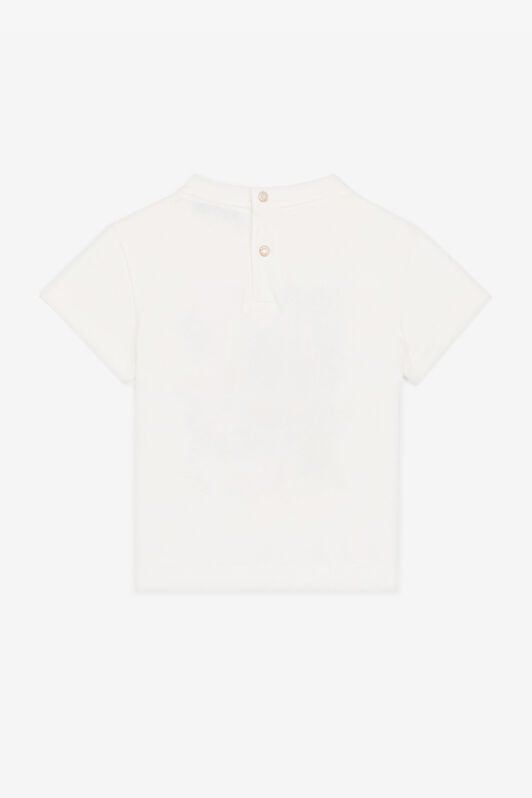 JU Teddy Bear-Print Cotton T-Shirt JU Teddy Bear-Print Cotton T-Shirt White RJT607-JD001