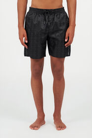 RC Swimsuit with Monogram print BLACK QOH00A-DJ005