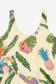 JU Tropicana Print Swimsuit YELLOW WJT00C-HVR12