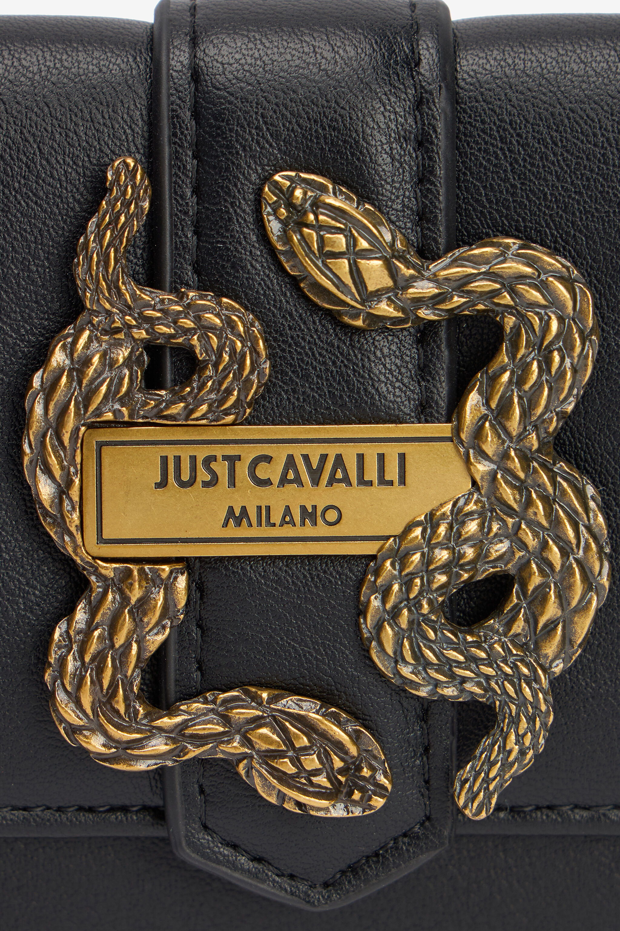 JC Black Wallet With Logo Tag JC Black Wallet With Logo Tag BLACK VFP028-VF863