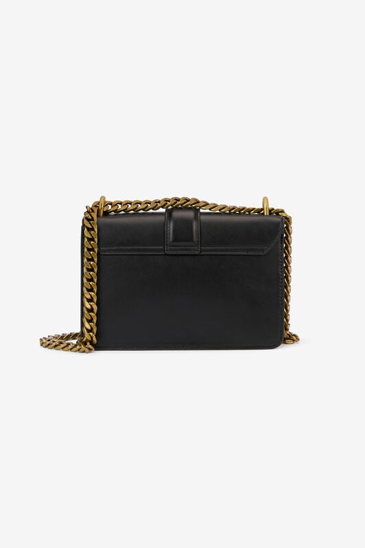 JC Black Bag with Chain Strap and Mirror Snake JC Black Bag with Chain Strap and Mirror Snake BLACK VFB033-VF803