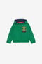 JU Sweat-shirt à capuche en coton JU Sweat-shirt à capuche en coton GREEN VJT695-CF050