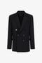 RC Double-breasted Blazer RC Double-breasted Blazer Noir TKT409-WP034