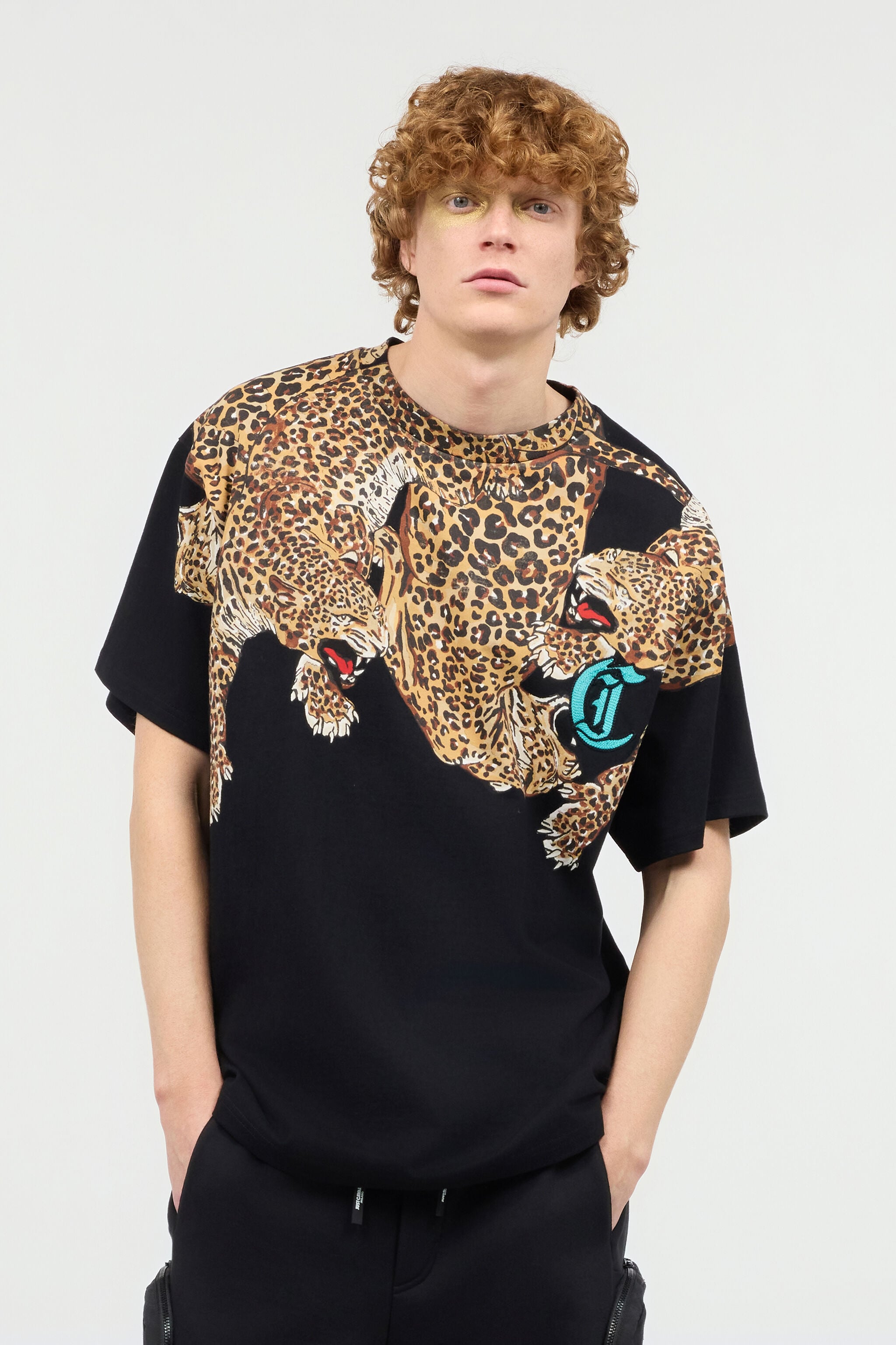 JC T-Shirt With Jaguars JC T-Shirt With Jaguars Black UFT034-UF054