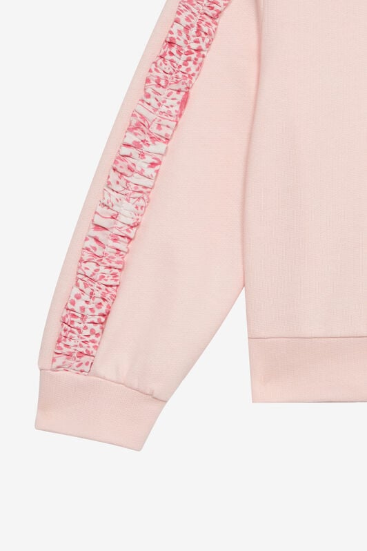 JU Sweatshirt With RC Monogram And Cheetah Skin JU Sweatshirt With RC Monogram And Cheetah Skin Pink UJT662-CF050