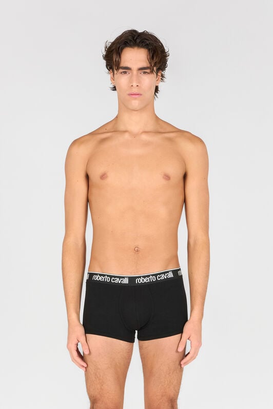 RC Roberto Cavalli Logo Boxer Shorts RC Roberto Cavalli Logo Boxer Shorts Black TRO02A-JJ016