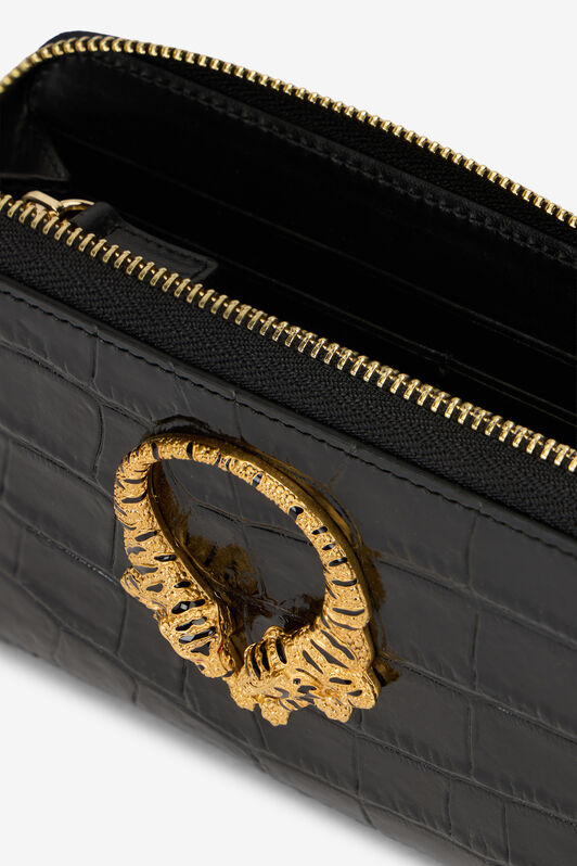 RC Roar Leather Wallet With Zip BLACK WKA006-PZ975
