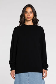 RC Stud-embellished crew-neck jumper Black RKM602-MQ001