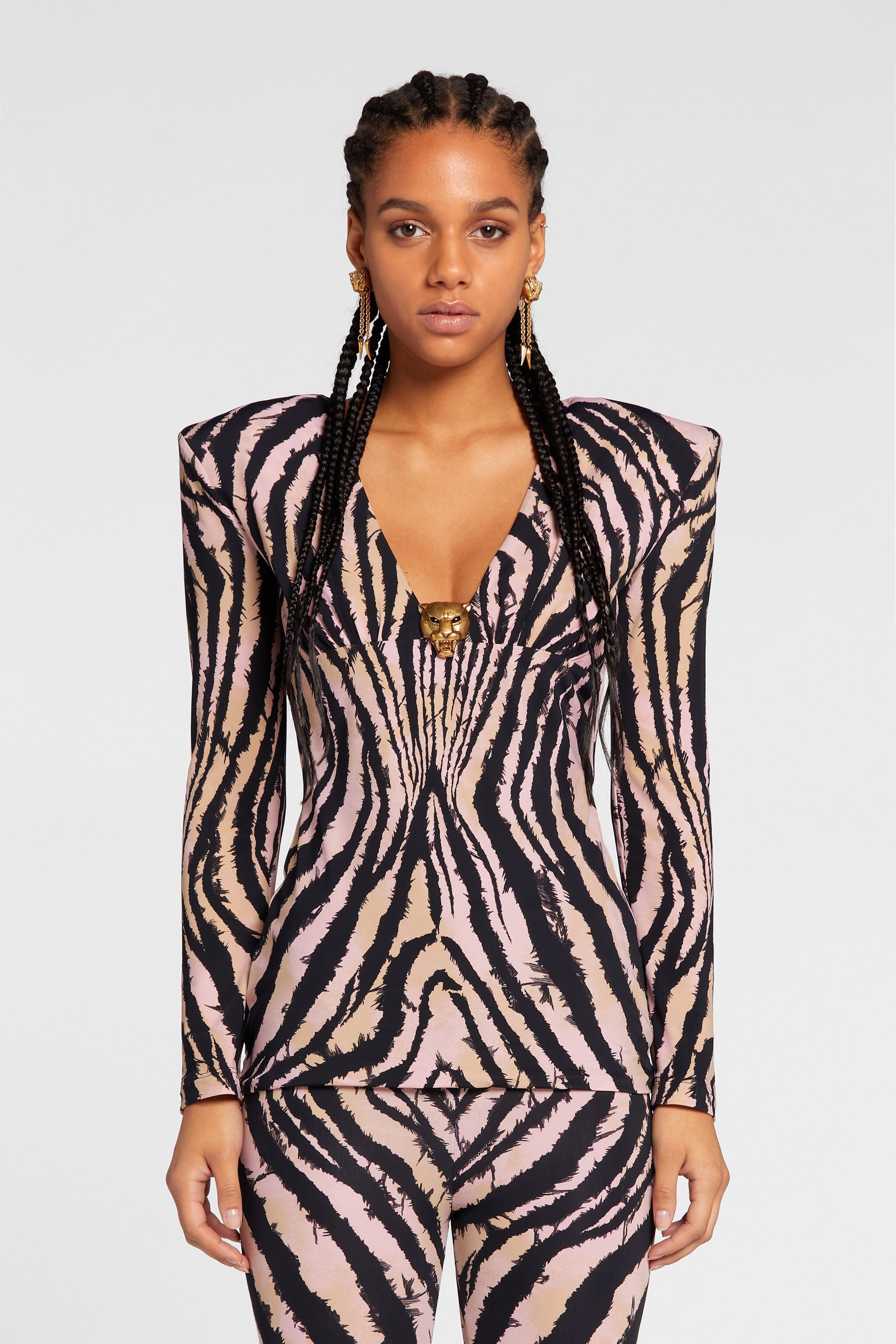 RC Freedom-Print Top RC Freedom-Print Top Schwarz/Rosa OKT604-LNC80