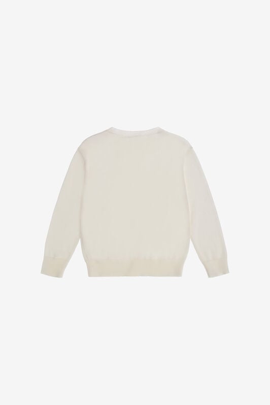 JU RC Monogram Cardigan JU RC Monogram Cardigan White SJM001-MG001